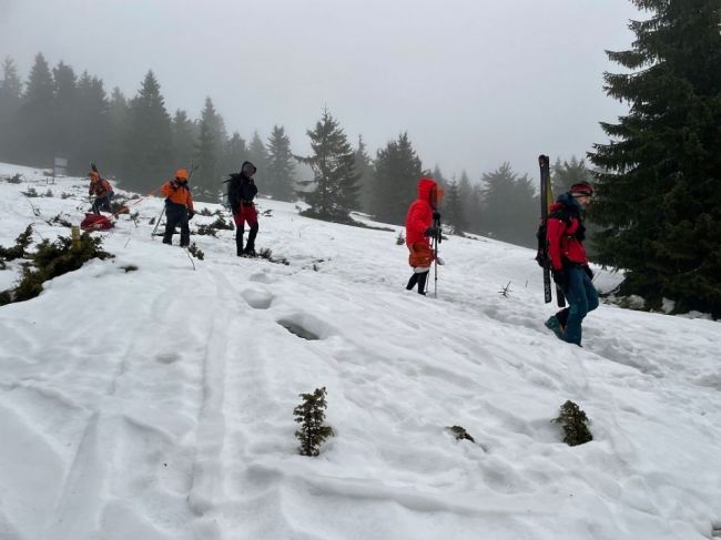 Horskí záchranári pomáhali vyčerpanému turistovi pri návrate z Babej hory
