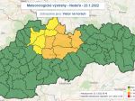 SHMÚ: Na horách platí výstraha 2. stupňa pred vetrom