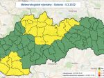 SHMÚ upozorňuje na silný vietor v nížinách i na horách