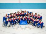 Slovenskí hokejisti oslávia zisk olympijského bronzu v uliciach Bratislavy