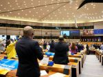 Zelenskyj v Európskeho parlamentu: Nikto nás nezlomí, sme silní