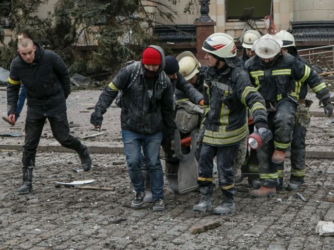 V Charkove pristáli ruskí výsadkári, napadli miestnu nemocnicu