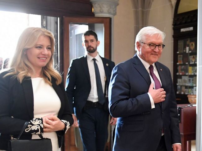 Čaputová sa stretla s nemeckým prezidentom Steinmeierom, diskutovali aj o Ukrajine