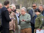 Guterres v Buči podporil vyšetrovanie zločinov Medzinárodným trestným súdom