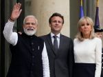 Macron a Módí vyzvali na zastavenie bojov na Ukrajine, no Módí inváziu neodsúdil