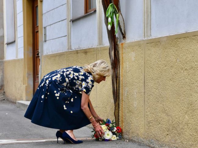 Prvá dáma USA Jill Bidenová si uctila pamiatku Jána Kuciaka a Martiny Kušnírovej