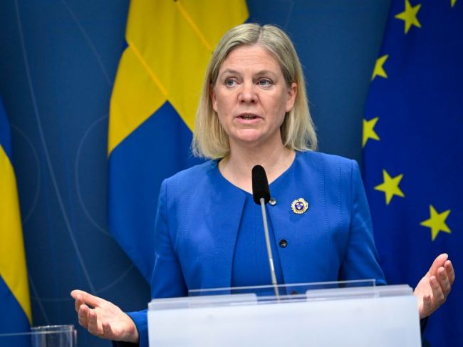 Švédsko požiada o vstup do NATO, oznámila Anderssonová