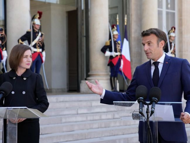 Macron sa obáva, že konflikt na Ukrajine sa môže rozšíriť aj do Moldavska