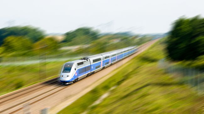 Do Česka prišiel na prezentáciu francúzsky vysokorýchlostný vlak TGV