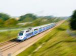 Do Česka prišiel na prezentáciu francúzsky vysokorýchlostný vlak TGV