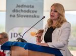 Prezidentka: Starostlivosť o seniorov a dôstojná staroba sú jednou z priorít