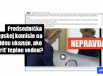 HOAX: Video s Ursulou von der Leyenovou nie je o šetrení energiami či vodou