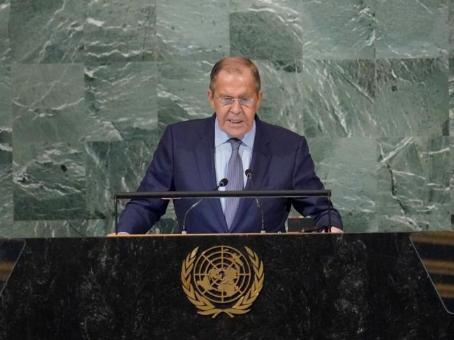 Lavrov na VZ OSN: Rusofóbia na Západe nadobudla groteskné rozmery