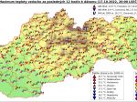 SHMÚ: V pondelok boli ojedinele prekonané rekordy maximálnej dennej teploty