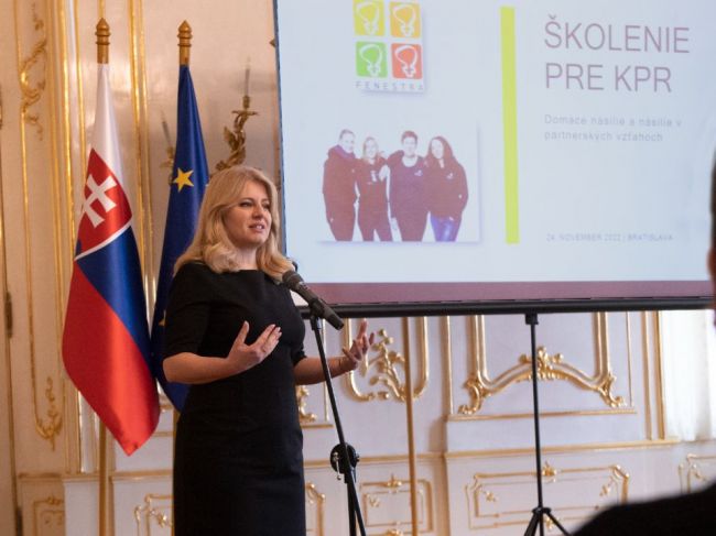 Na Slovensku máme vysokú mieru tolerancie k domácemu násiliu, tvrdí prezidentka