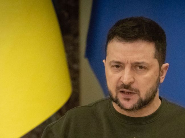 Na pohreb ukrajinského ministra vnútra Monastyrského prišiel aj prezident Zelenskyj