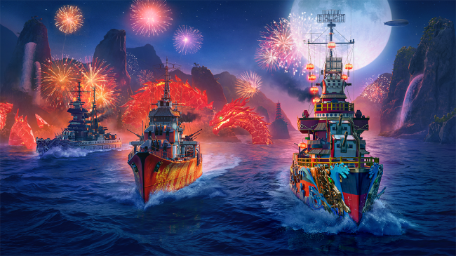 Nový lunárny rok prináša nové prílivy a odlivy v hre World of Warships