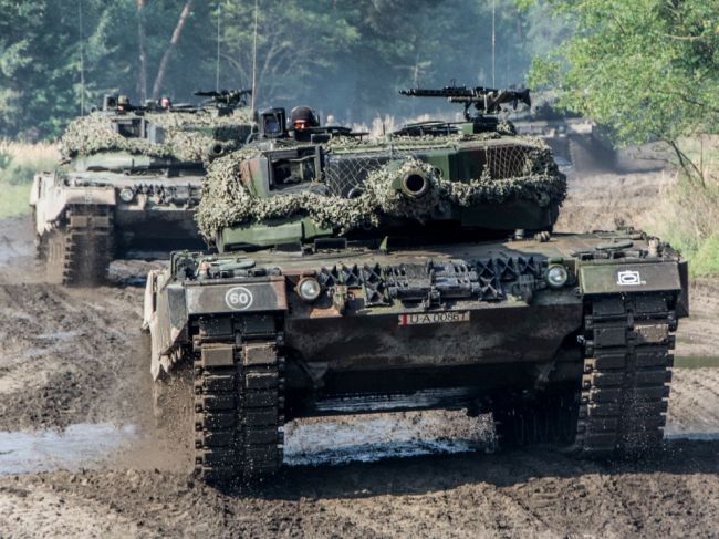 Tanky Leopard prídu z Nemecka na Ukrajinu koncom marca