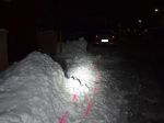 Opitý vodič z Lendaku narazil do kopy snehu a auta