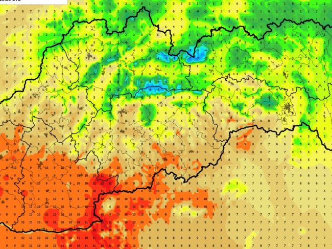 Teplota vzduchu prekročila v nedeľu na juhozápade desať stupňov Celzia