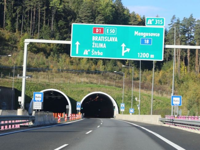 V túto noc dočasne uzavrú tunely Branisko a Bôrik