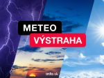 Meteorológovia varujú pred prívalovou povodňou. Výstraha platí pre tieto okresy