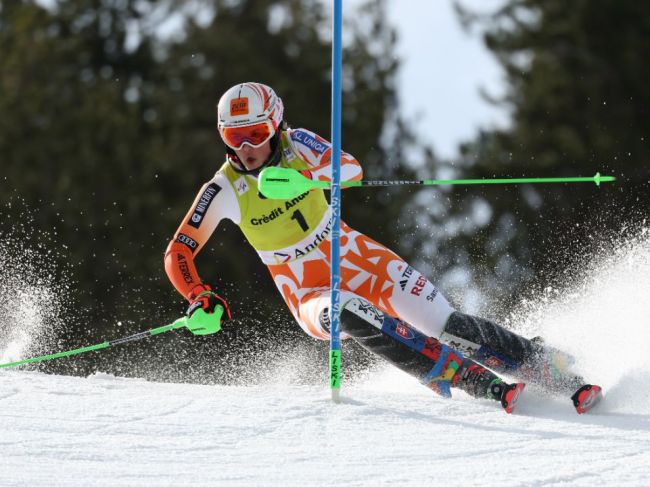 Vlhová na čele po 1. kole slalomu: "Snažila som sa využiť číslo"
