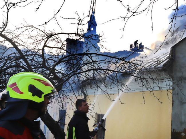 Český prezident ponúkol pomoc pri obnove po požiari v Banskej Štiavnici