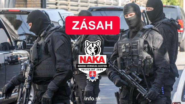 Zásah NAKA: Obvinený je aj policajný funkcionár