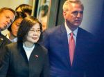 Taiwanská prezidentka v Kalifornii: Podpora USA nás uisťuje, že nie sme sami