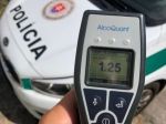 Polícia zadržala cudzinca, ktorý jazdil s viac ako 2,5 promile alkoholu v dychu