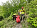 Turista spadol do zrázu pod Panošinou 