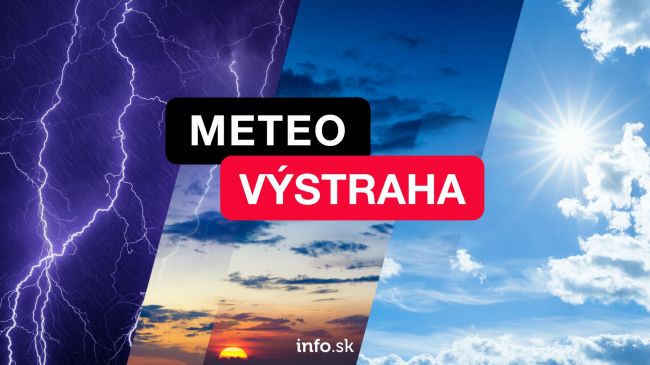 Meteorológovia varujú: Vo viacerých okresoch dnes hrozia búrky
