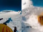 Video: Pod nánosmi snehu sa skrývala obrovská prepadlina, lyžiar si ju všimol neskoro