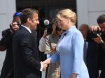 Prezidentka privítala na Slovensku francúzskeho prezidenta Emmanuela Macrona