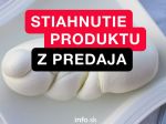 Obchodný reťazec sťahuje z predaja nebezpečný syr