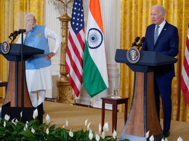 Spojené štáty a India podporujú územnú celistvosť Ukrajiny, zhodli sa Biden a Módí