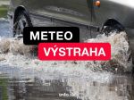 V týchto okresoch platia najvyššie výstrahy pred búrkami a povodňami