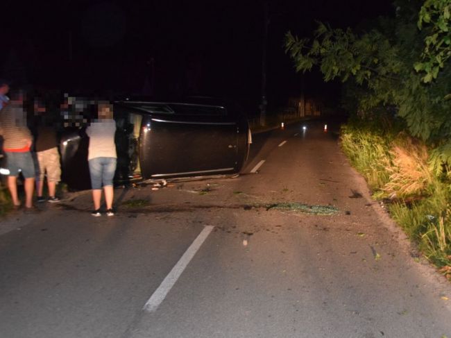 Vodič pod vplyvom alkohol spôsobil dopravnú nehodu