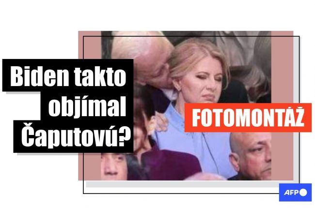 HOAX: Americký prezident Biden nebozkával na vlasy prezidentku Zuzanu Čaputovú