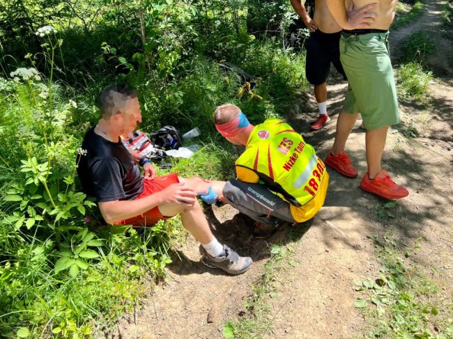 V Jánskej doline sa po páde zranil cyklista, skončil v nemocnici