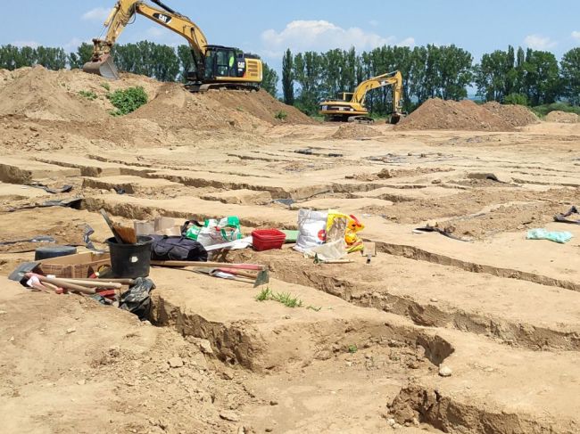 Na stavbe industriálneho parku vo Valalikoch sa našli jedinečné nálezy