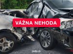 Vážna nehoda pri Košiciach: Cesta je obojsmerne uzavretá