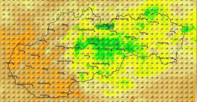 Noc na Slovensku má byť veľmi teplá