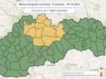 SHMÚ upozorňuje na silný vietor na horách, výstraha platí od nedeľného večera