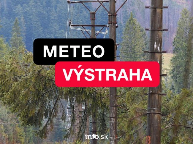 SHMÚ vydal výstrahy pred vetrom, miestami hrozí až víchrica