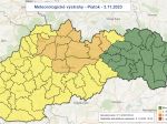 SHMÚ: Meteorológovia upozorňujú na silný vietor a dážď, hrozia aj povodne