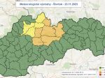 SHMÚ: Na severe Slovenska možno očakávať vietor na horách