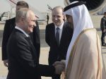 Putin pricestoval na návštevu Emirátov, chce rokovať o Gaze aj Ukrajine