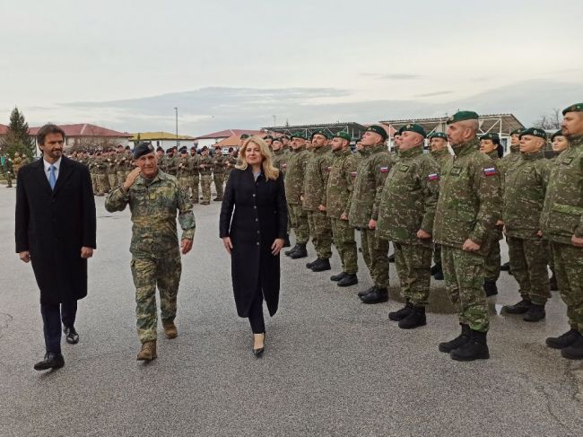 Prezidentka SR ocenila službu slovenských vojakov v Bosne a Hercegovine